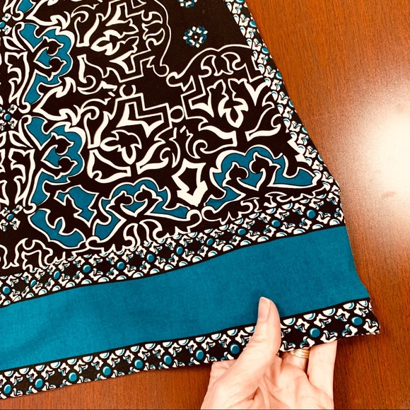 White House Black Market S Mini Dress 3/4 sleeves - Picture 4 of 5